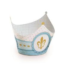 Porta Cupcake Doube Face Reino Menino 12 Unidades